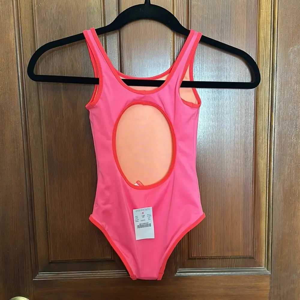 Crewcuts | One piece Reversible Swimsuit Size 4-5 NWT
